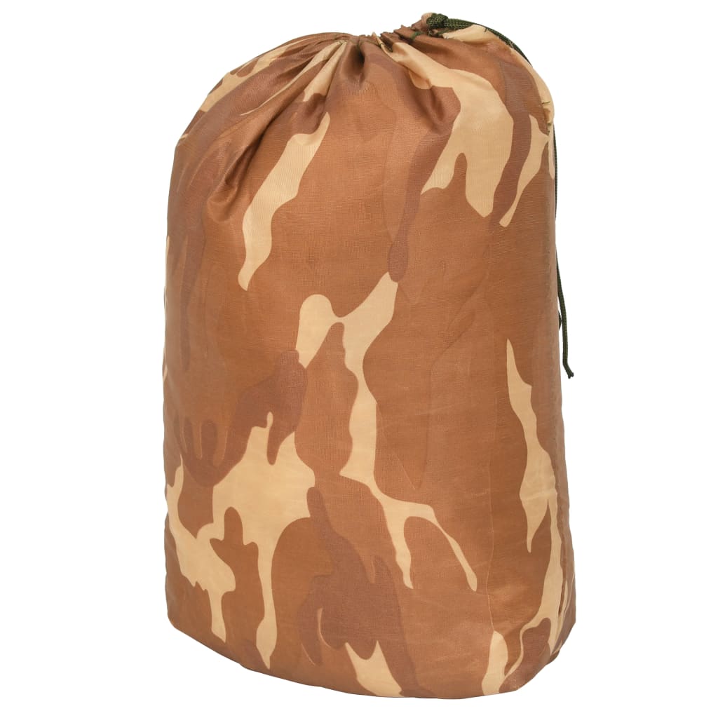 vidaXL Filet de camouflage avec sac de rangement 2x6 m Beige