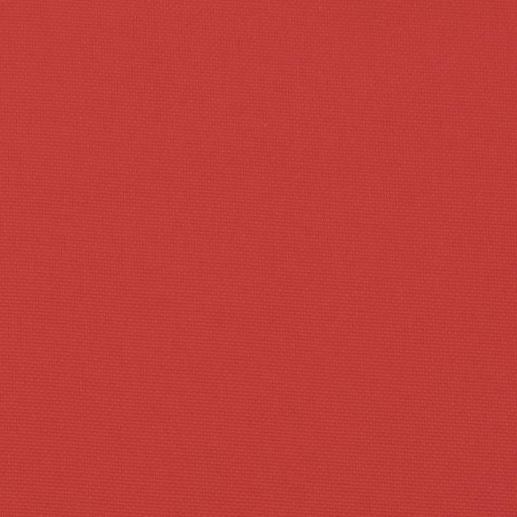 vidaXL Coussins de banc de jardin 2 pcs rouge 100x50x7 cm tissu Oxford