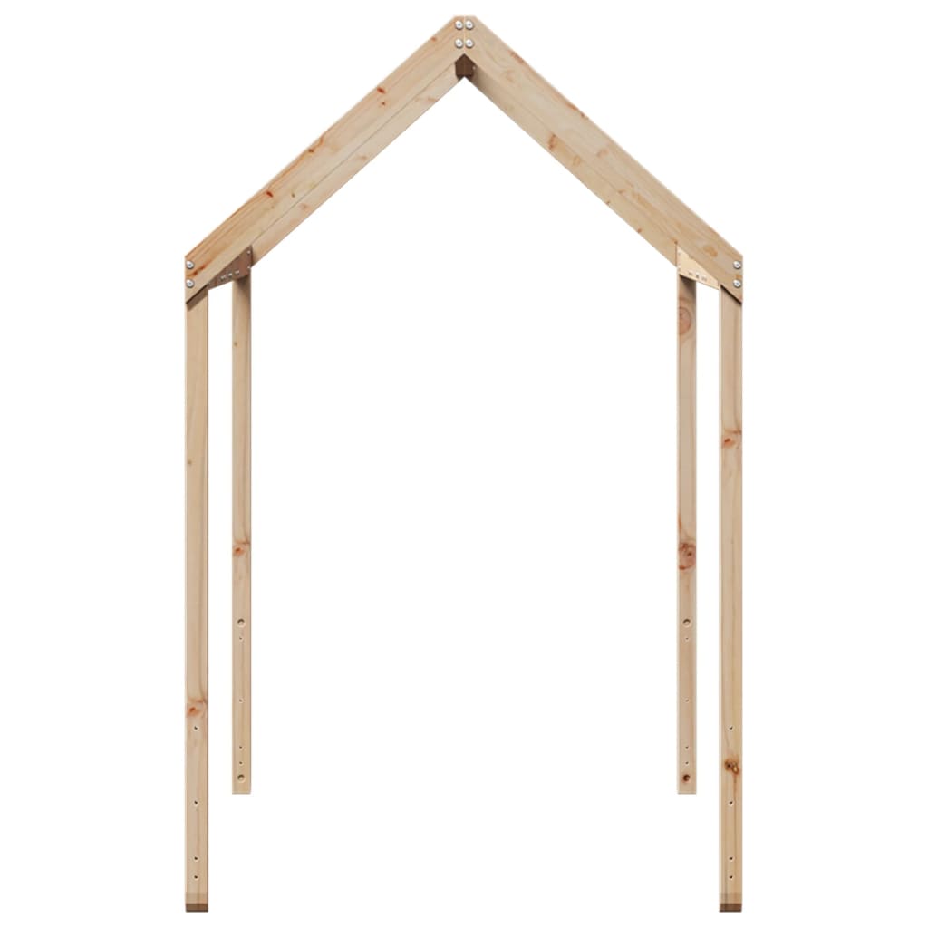 vidaXL Toit de lit pour enfants 207x80,5x151,5 cm bois de pin massif