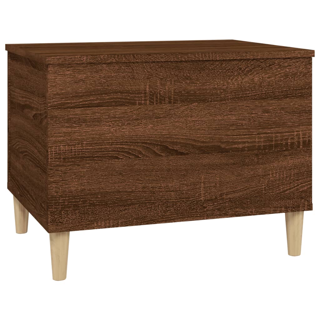 vidaXL Table basse Chêne marron 60x44,5x45 cm Bois d'ingénierie