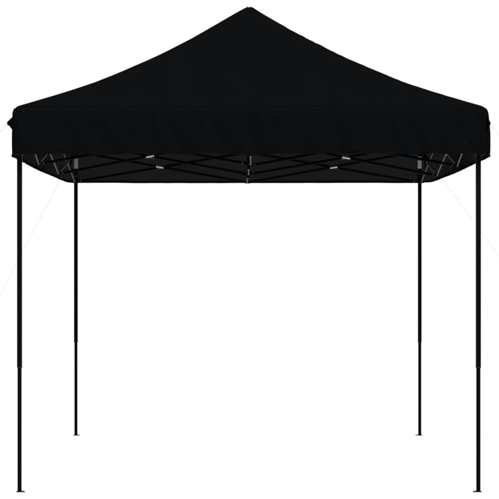 vidaXL Tente de réception pliable escamotable noir 410x279x315 cm