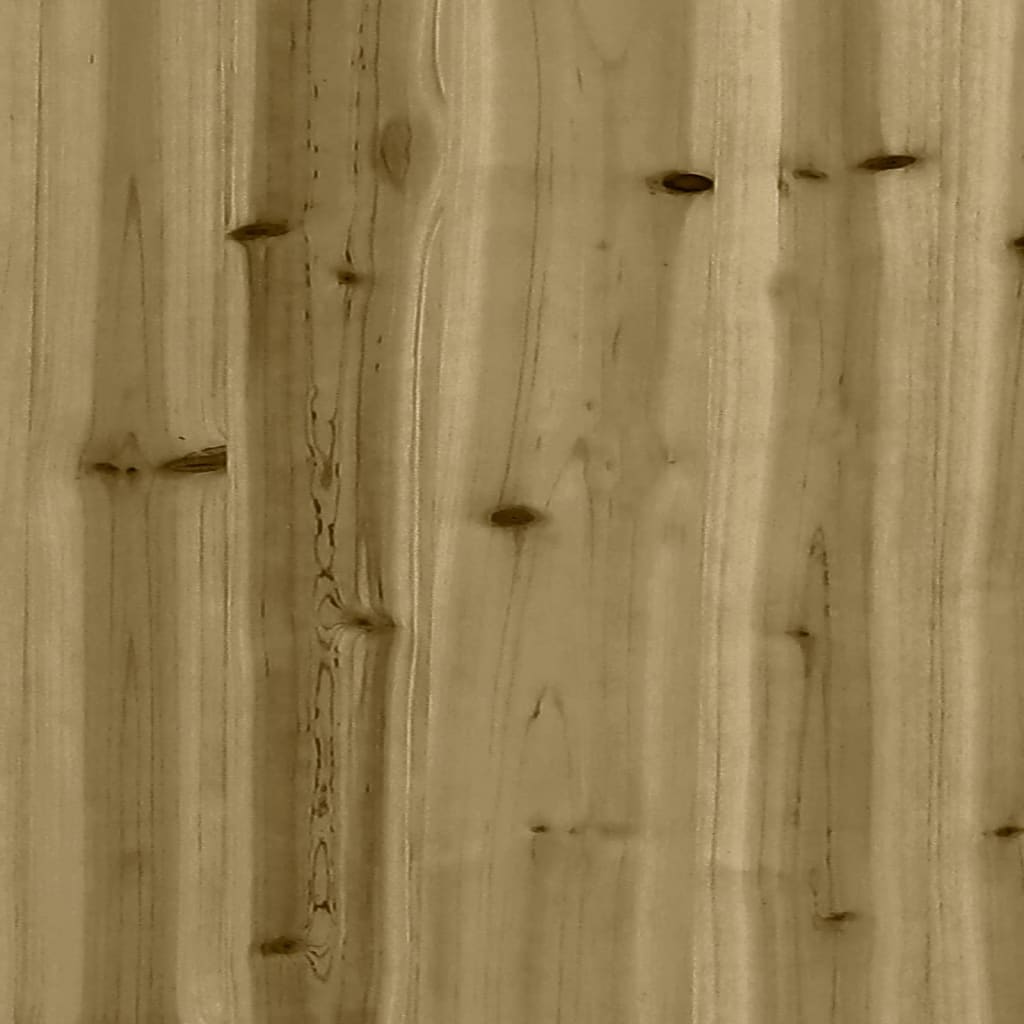 vidaXL Jardinière avec pieds 110x31x70 cm bois de pin imprégné
