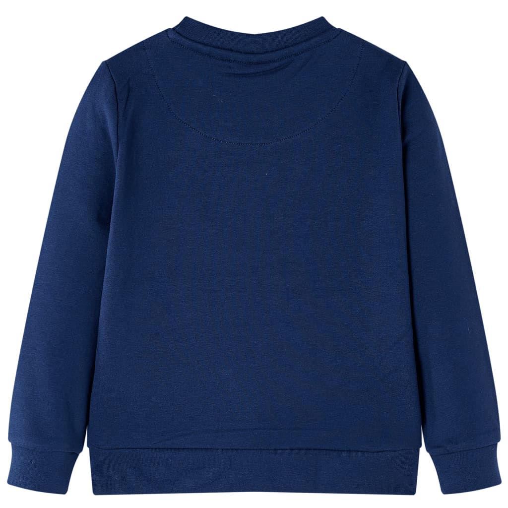 Sweatshirt pour enfants bleu marine 116