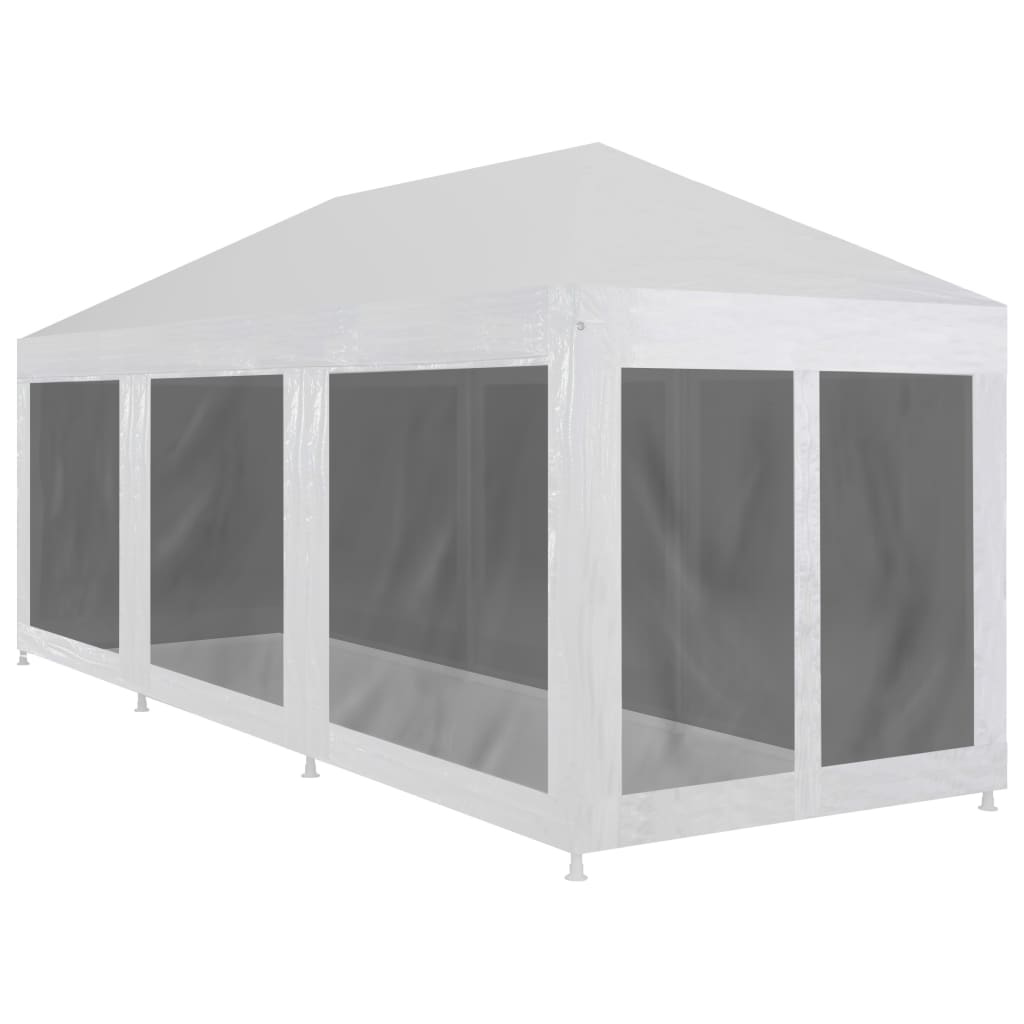 vidaXL Tente de réception avec 8 parois en maille 9 x 3 m