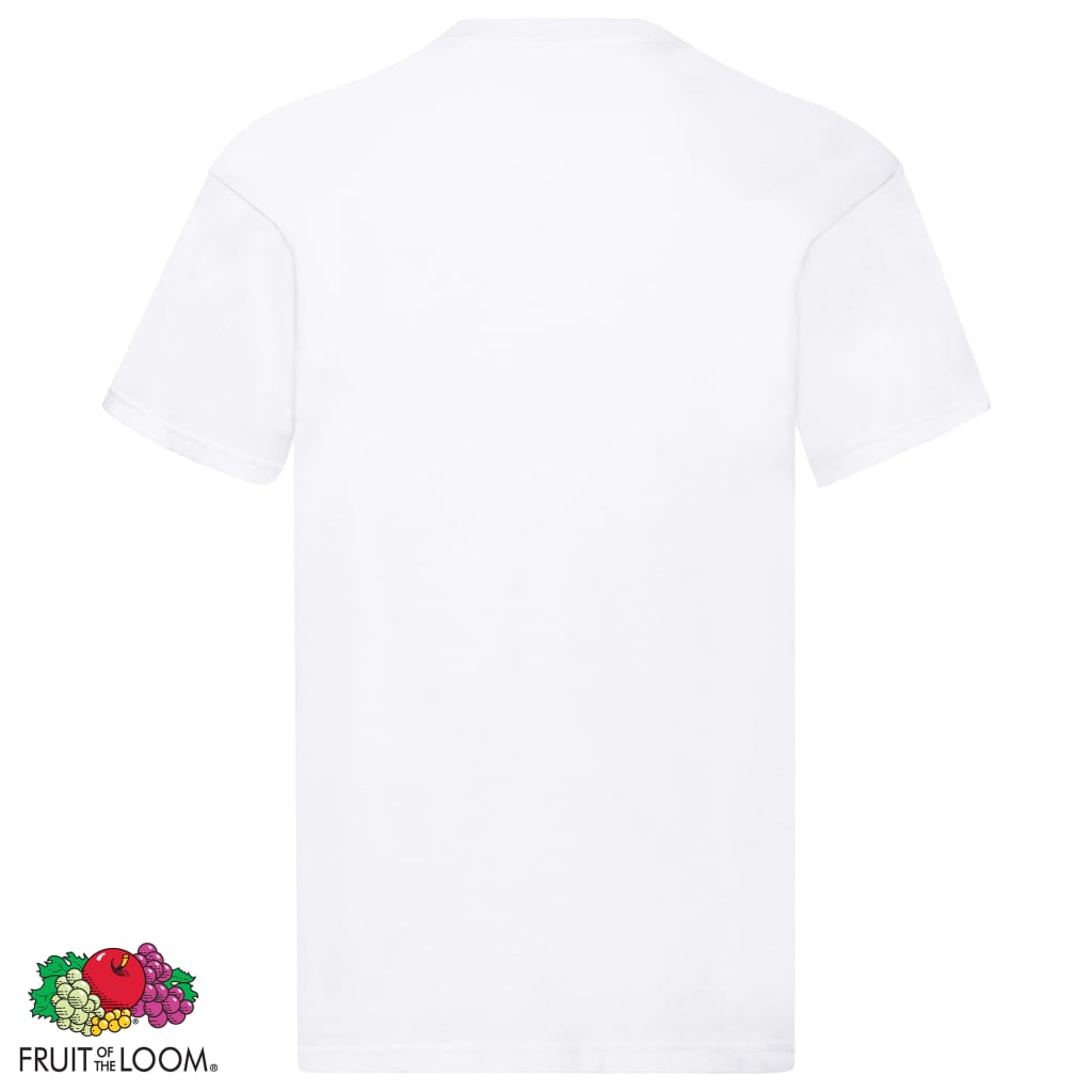 Fruit of the Loom T-shirts originaux 5 pcs Blanc 5XL Coton