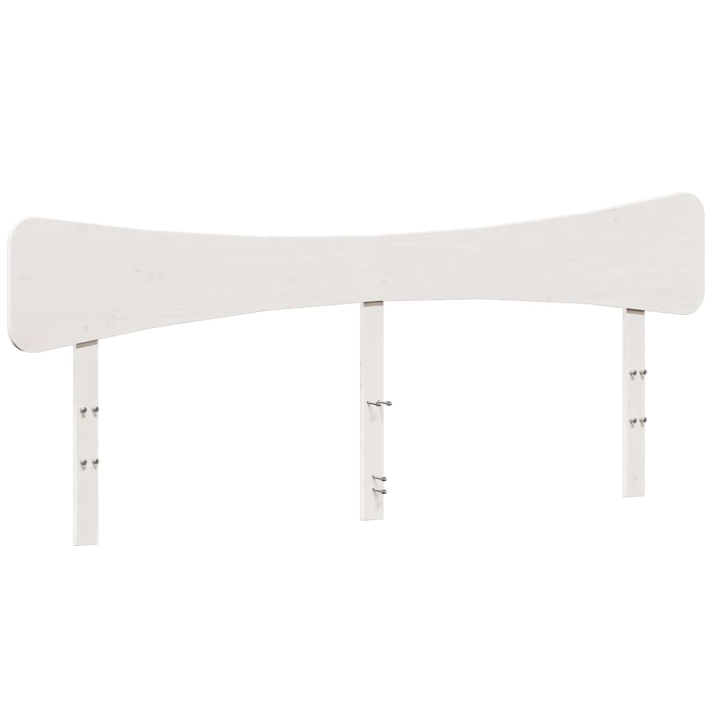 vidaXL Tête de lit blanc 180 cm bois massif de pin