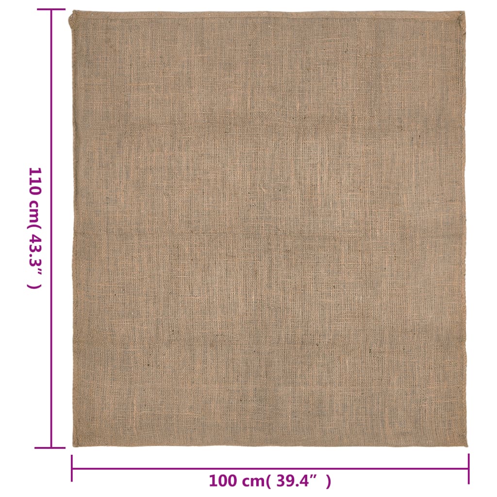 vidaXL Sacs en jute 30 pcs 100x110 cm 100 % jute 220 g/m²