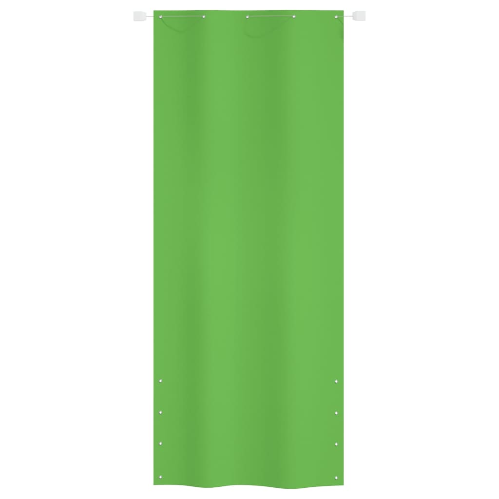 vidaXL Écran de balcon Vert clair 100x240 cm Tissu Oxford