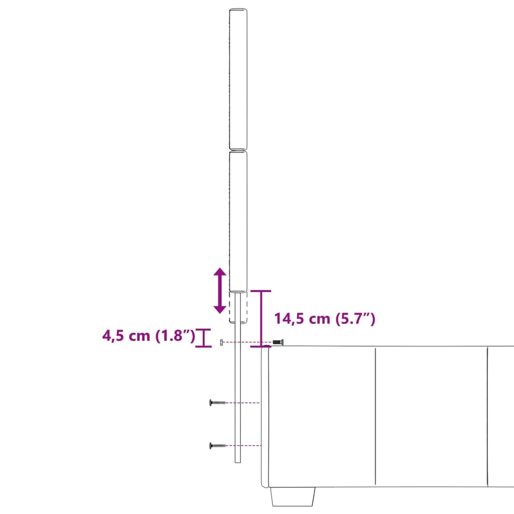 vidaXL Sommier à lattes de lit avec matelas Crème 100x200 cm Tissu