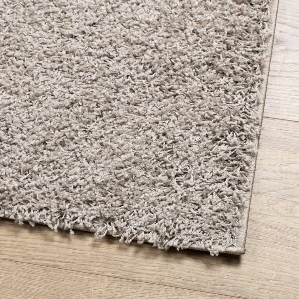 vidaXL Tapis shaggy PAMPLONA poils longs moderne beige 160x230 cm