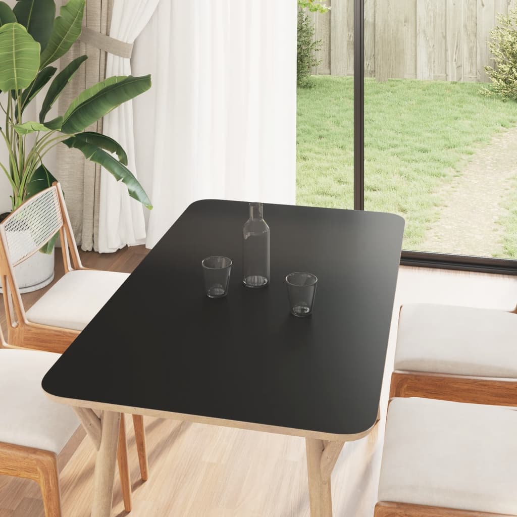 vidaXL Autocollant auto-adhésif pour meuble noir mat 90x500 cm PVC