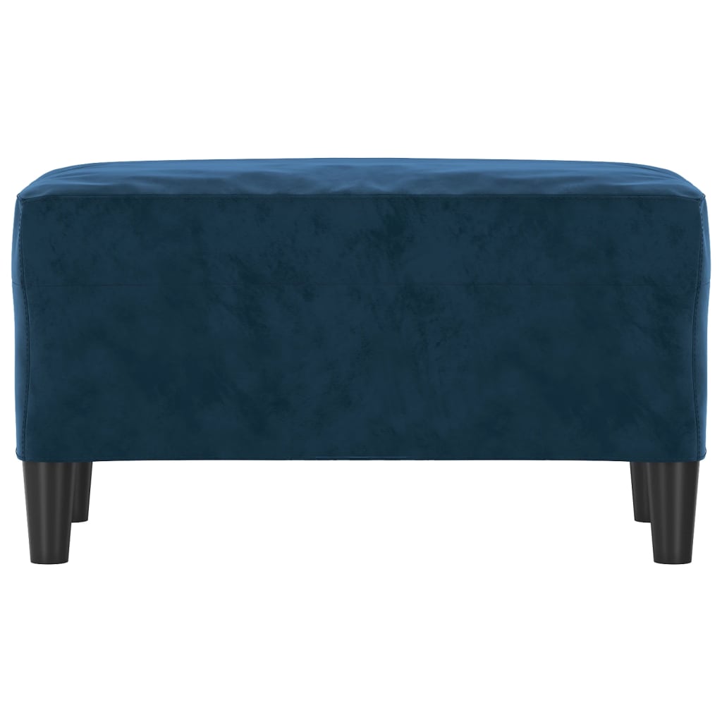 vidaXL Banc Bleu 70x35x41 cm Velours