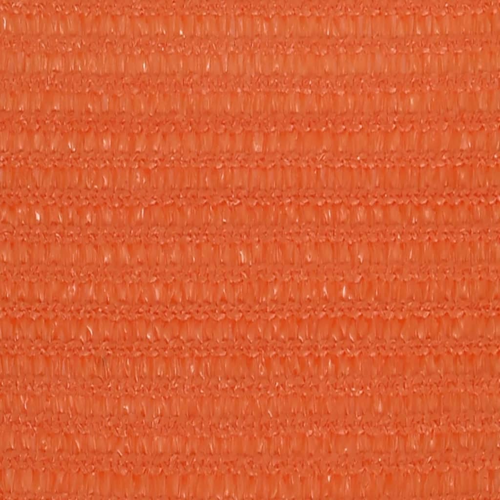 vidaXL Voile d'ombrage 160 g/m² Orange 2,5x4 m PEHD