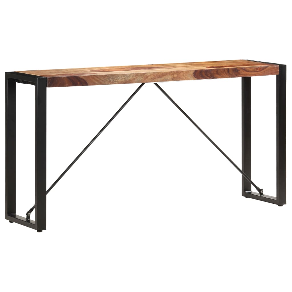 vidaXL Table console 150x35x76 cm Bois massif
