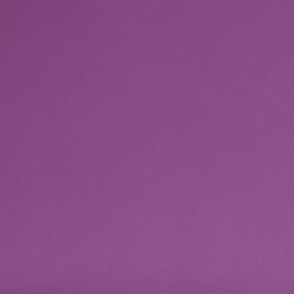 vidaXL Chaises à manger pivotantes lot de 2 violet similicuir