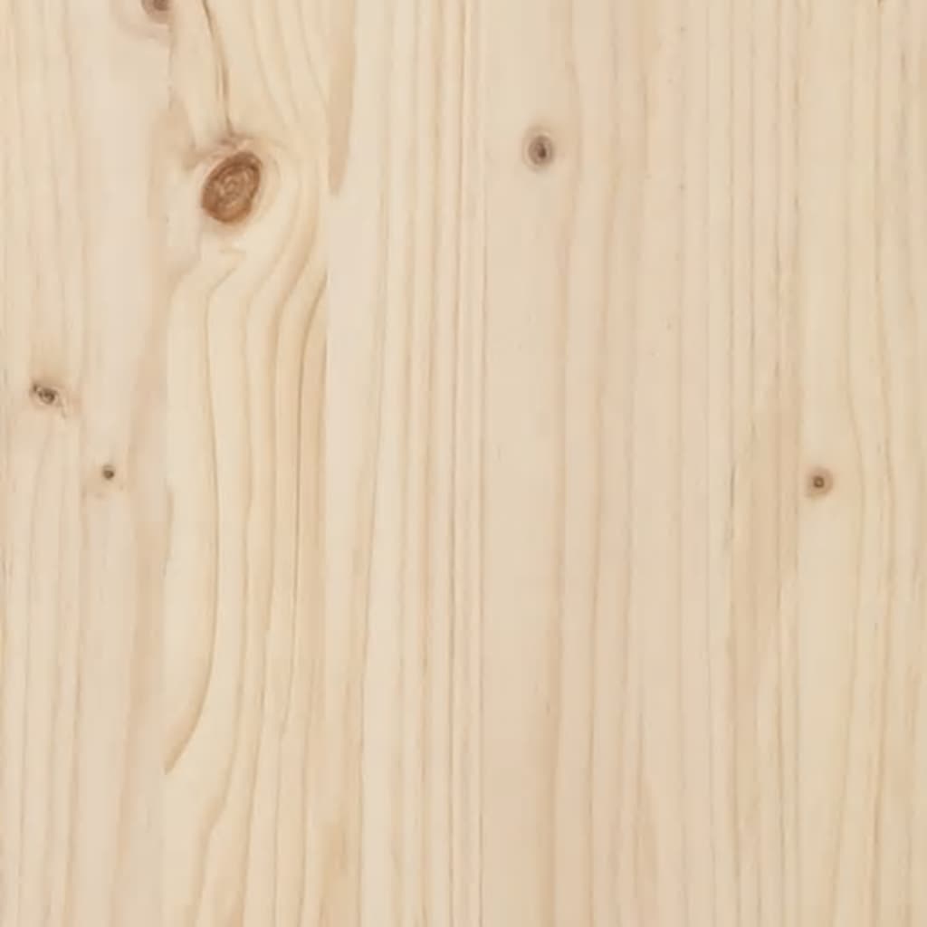 vidaXL Cadre de lit Bois solide 90x200 cm