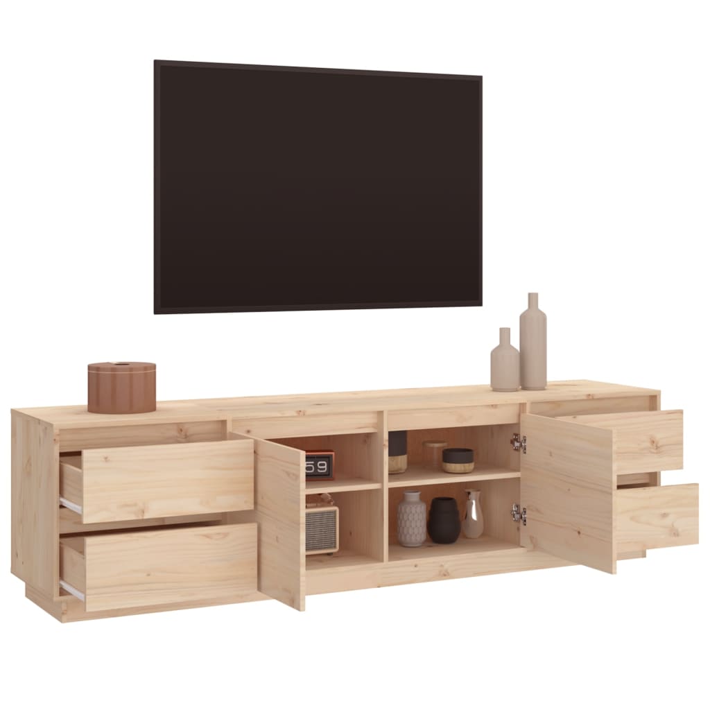 vidaXL Meuble TV 176x37x47,5 cm Bois de pin massif