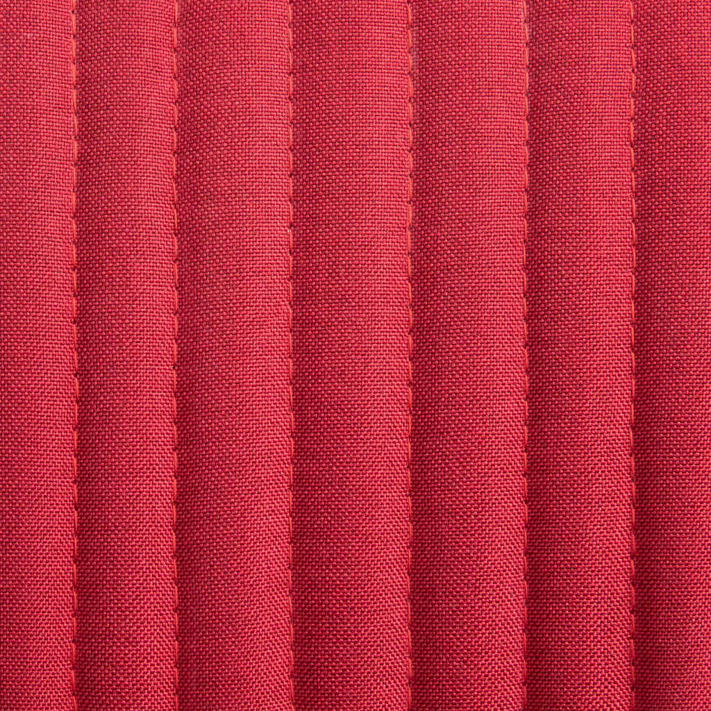 vidaXL Chaises à manger lot de 6 rouge bordeaux tissu