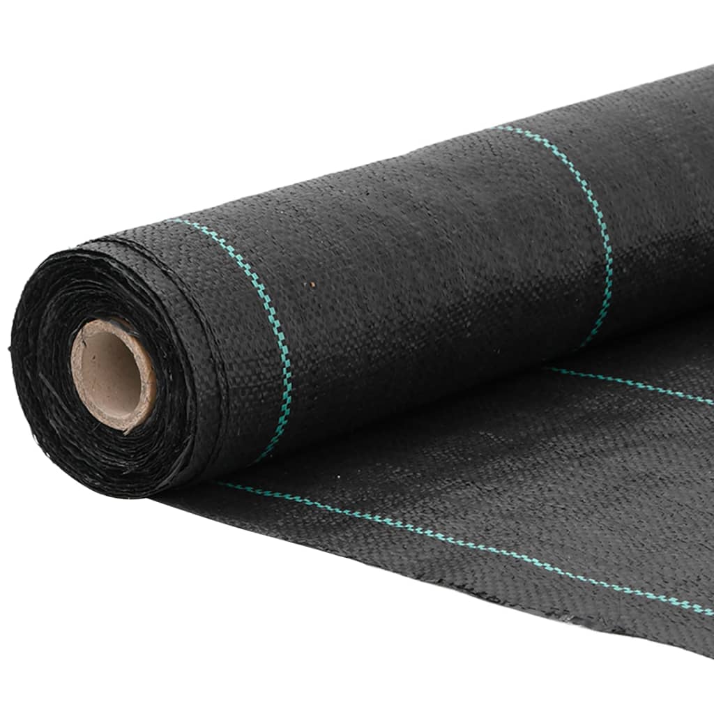 vidaXL Membrane anti-mauvaises herbes noir 0,5x200 m PP