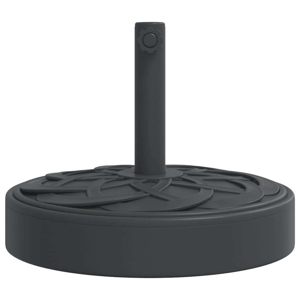 vidaXL Base de parasol pour mâts Ø38 / 48 mm 25 kg rond