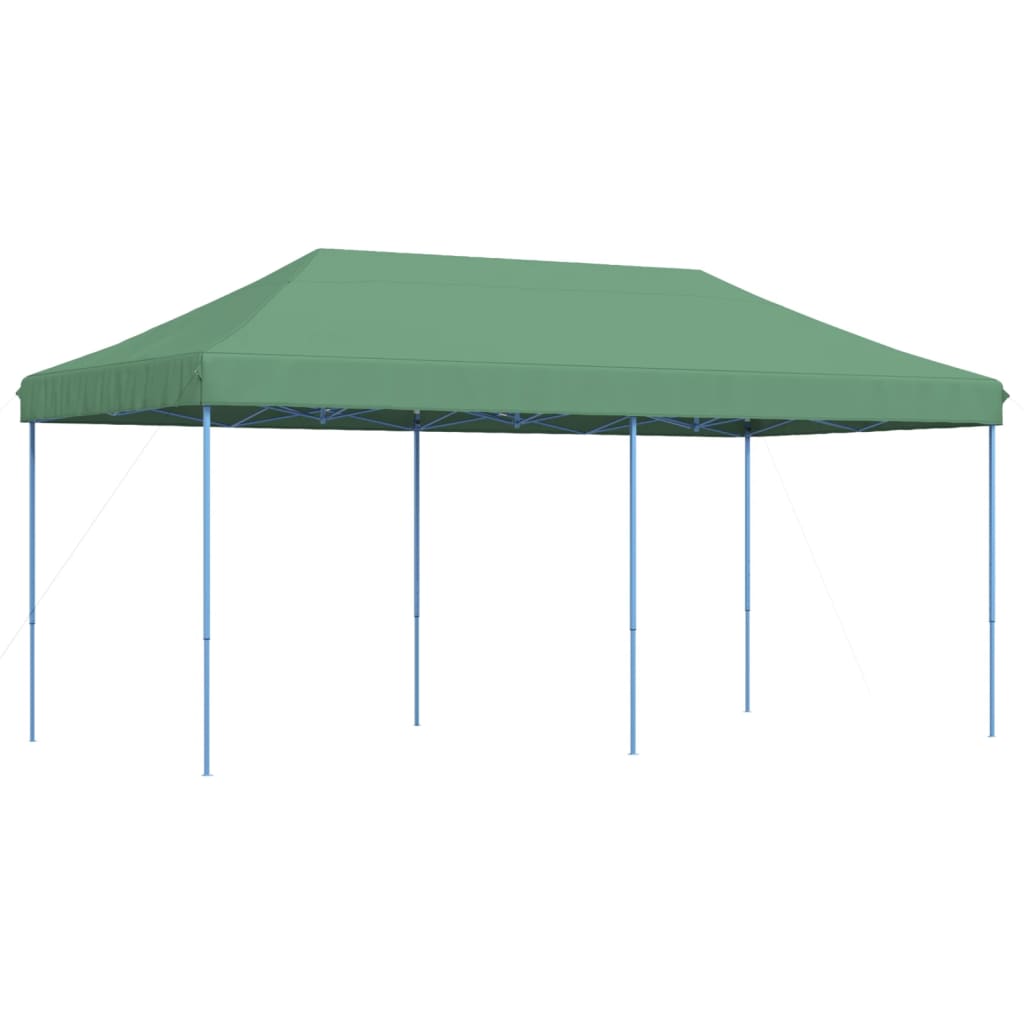 vidaXL Tente de réception pliable escamotable vert 580x292x315 cm