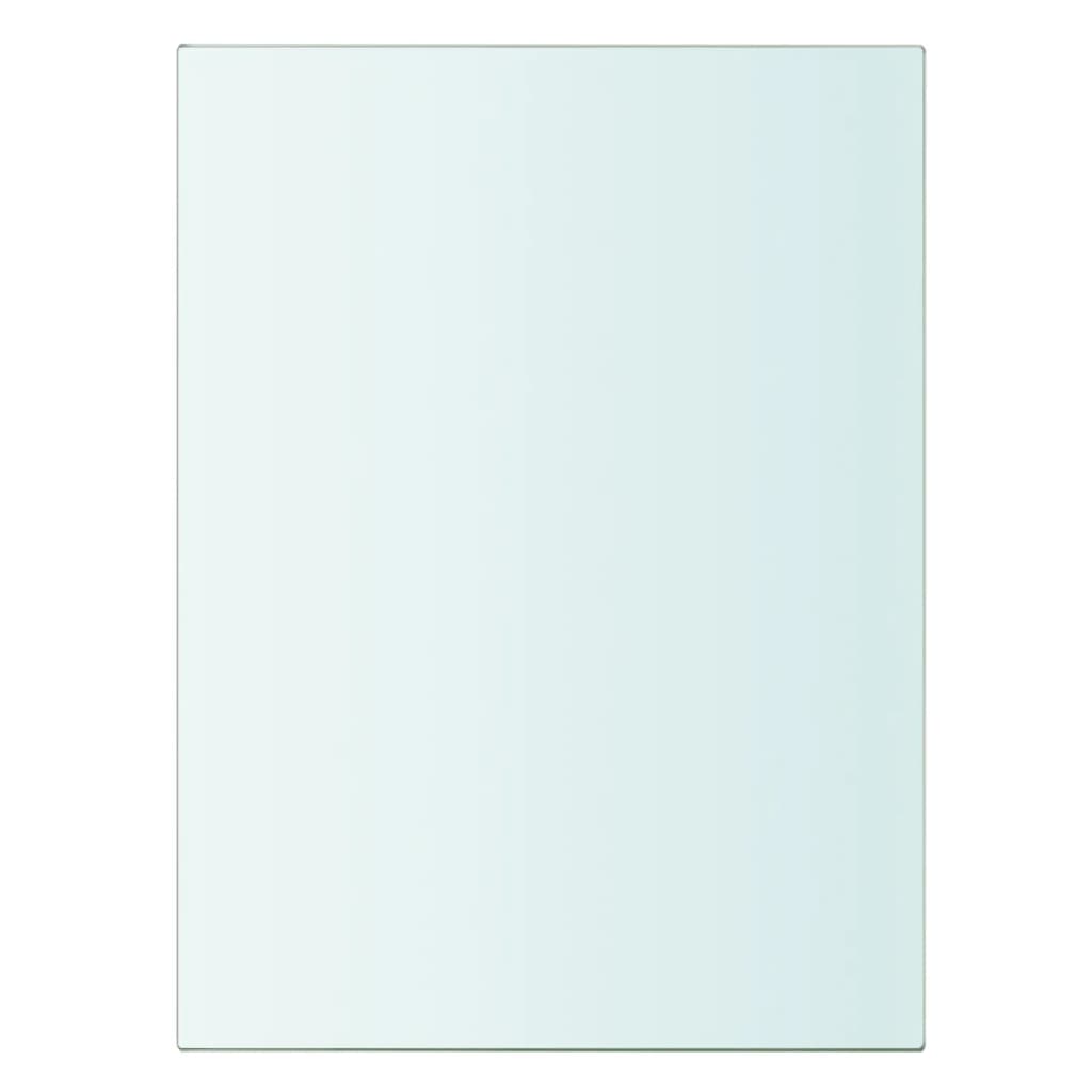 vidaXL Panneau d’étagère Verre transparent 20 x 15 cm