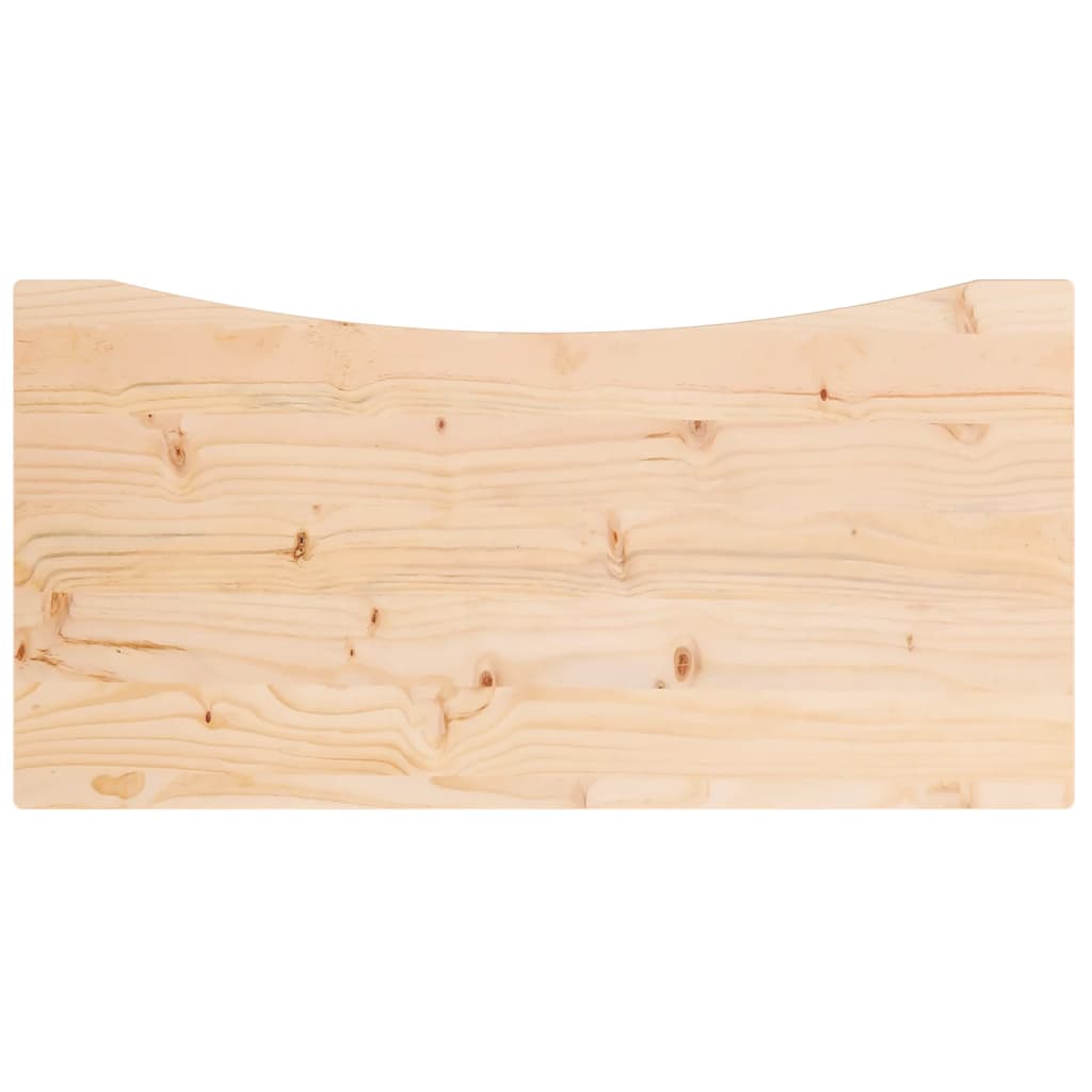 vidaXL Dessus de bureau 80x40x2,5 cm bois massif de pin