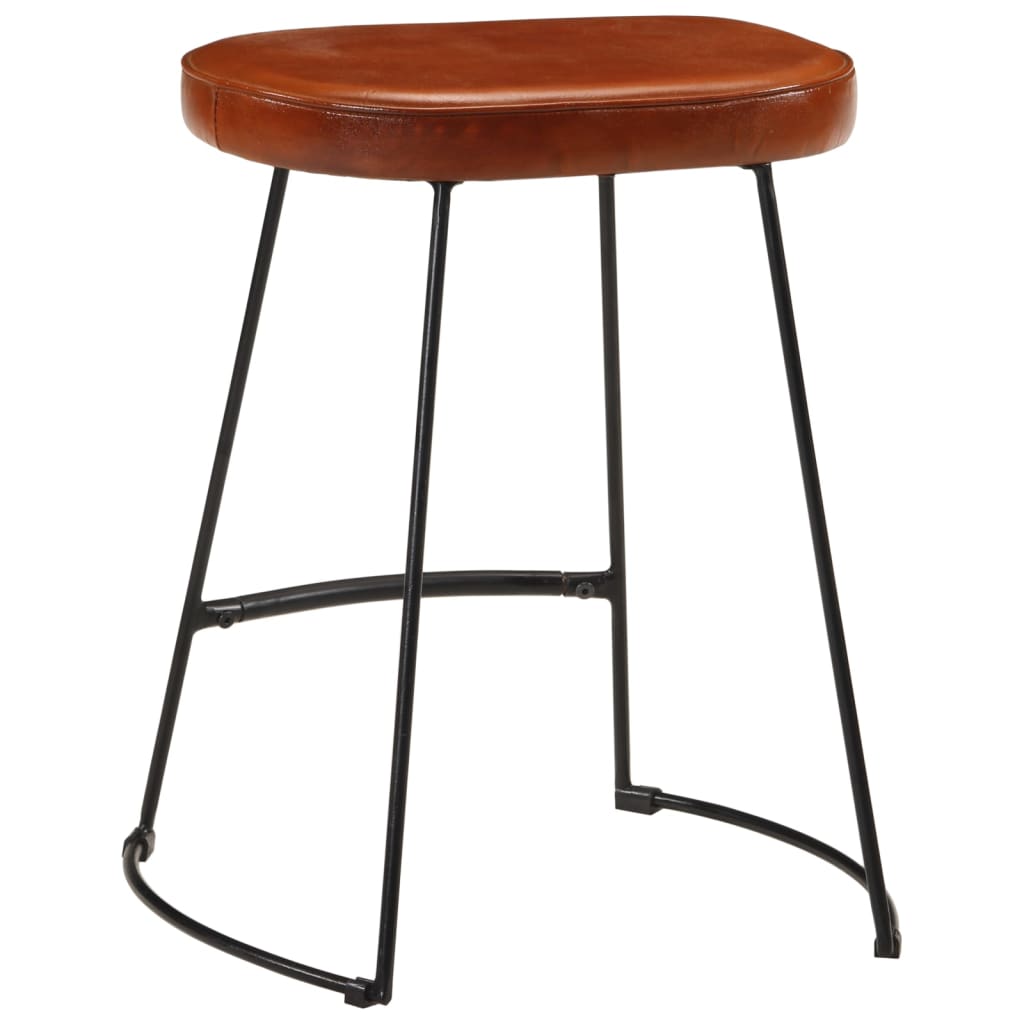 vidaXL Tabourets de bar lot de 2 marron foncé 40x29,5x53 cm