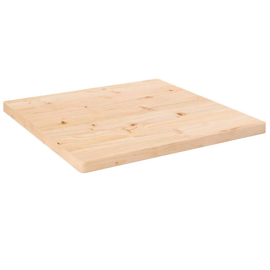 vidaXL Dessus de table 40x40x2,5 cm bois de pin massif