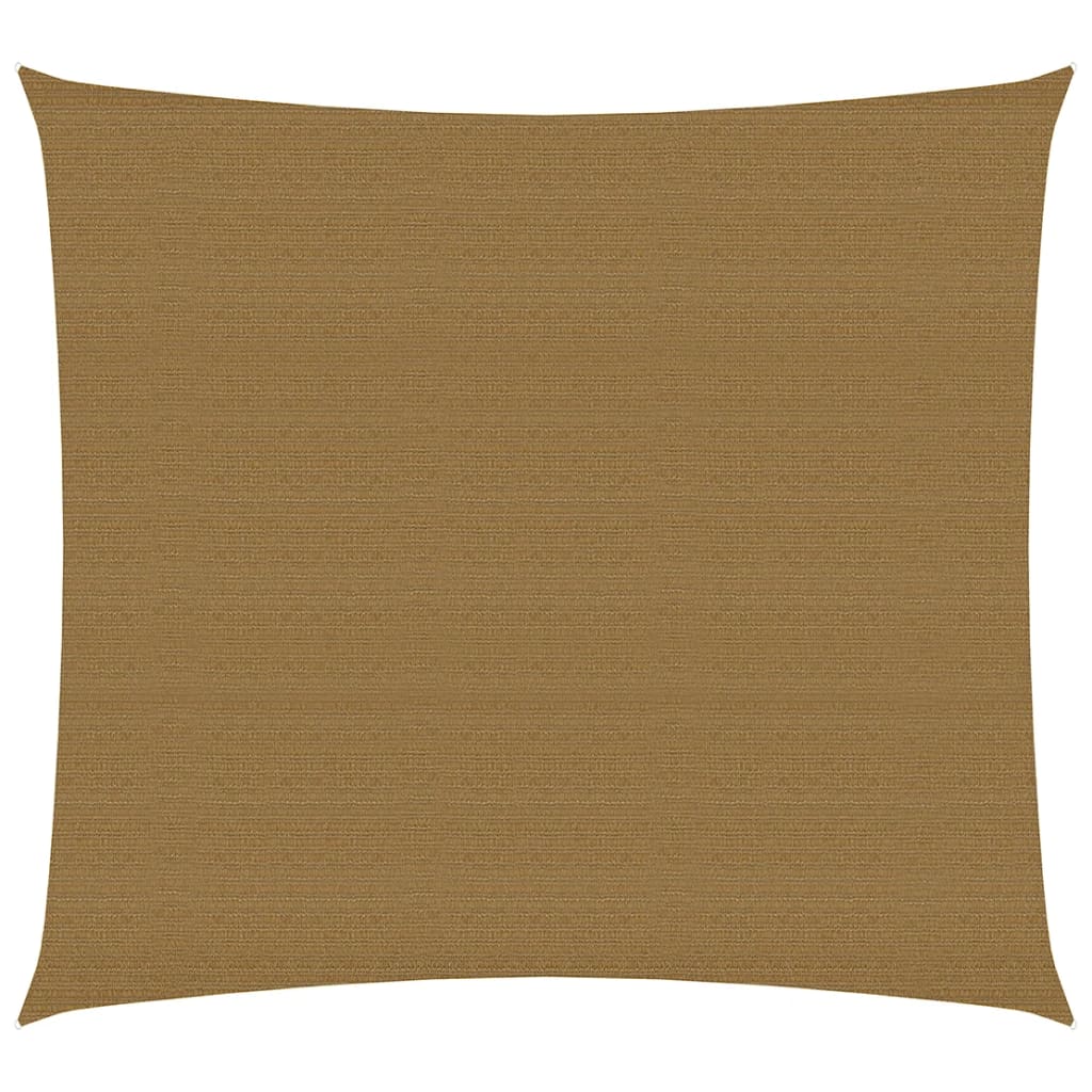 vidaXL Voile d'ombrage 160 g/m² Taupe 3x3 m PEHD
