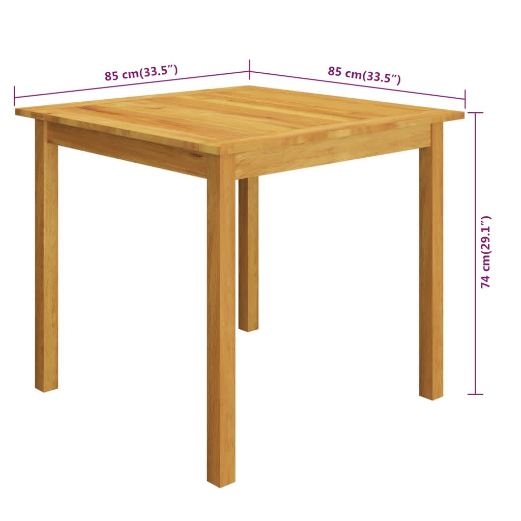 vidaXL Ensemble à manger de jardin et coussins 5 pcs Marron