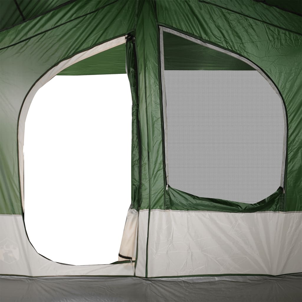 vidaXL Tente de camping de cabine 5 personnes vert imperméable