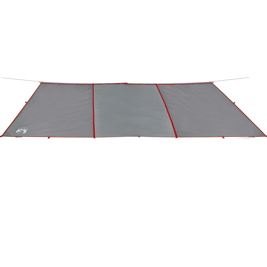 vidaXL Bâche de camping gris et orange 420x440 cm imperméable