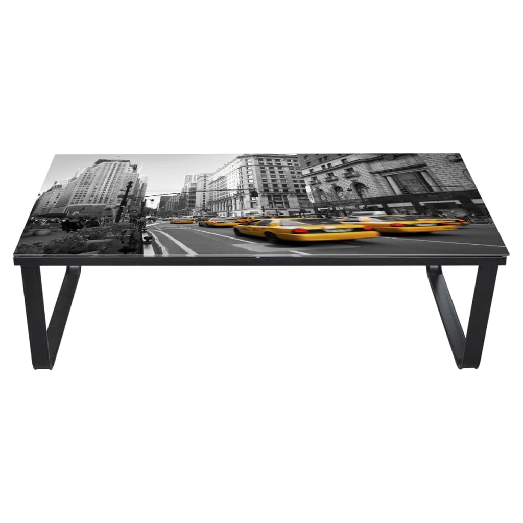 vidaXL Table basse avec dessus de table rectangulaire