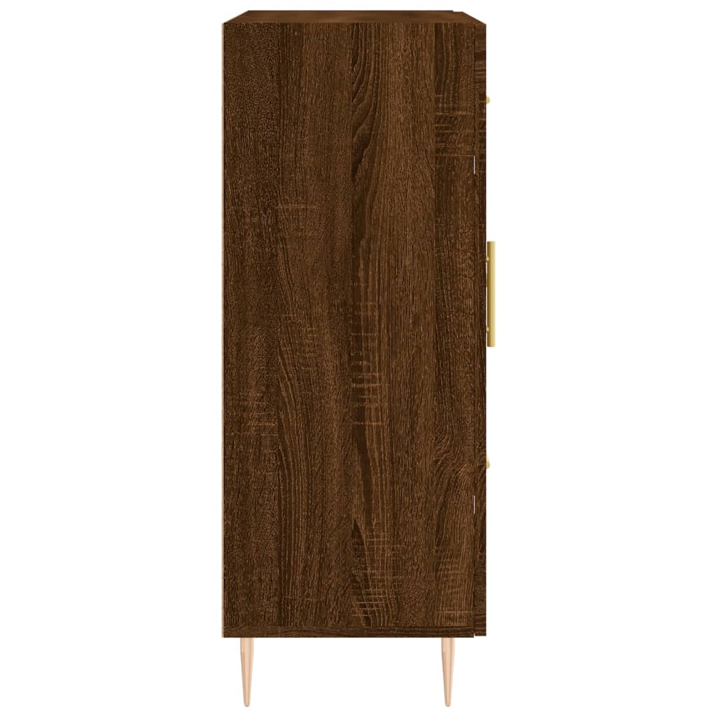 vidaXL Buffet chêne marron 69,5x34x90 cm bois d'ingénierie