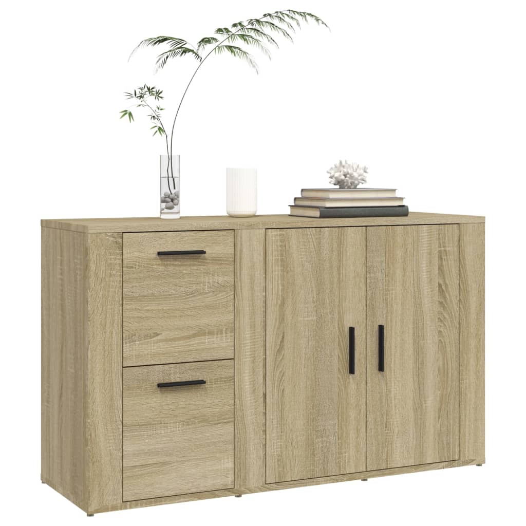 vidaXL Buffet Chêne sonoma 100x33x59,5 cm Bois d'ingénierie