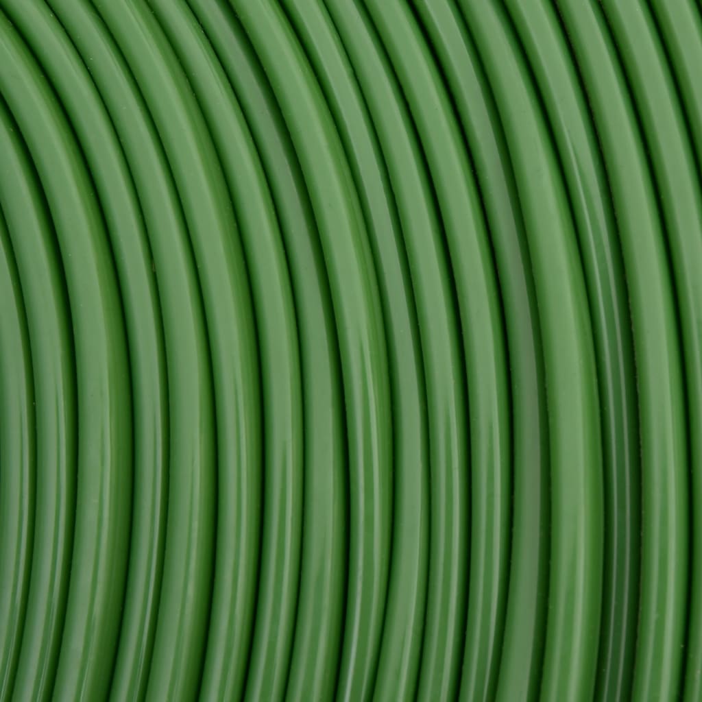 vidaXL Tuyau d'arrosage à 3 tubes vert 7,5 m PVC