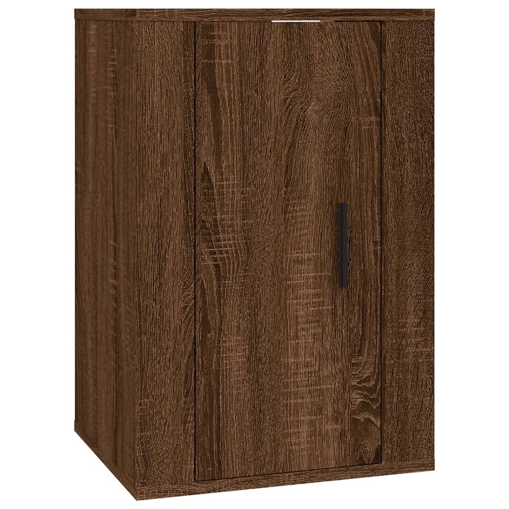 vidaXL Meuble TV mural Chêne marron 40x34,5x60 cm