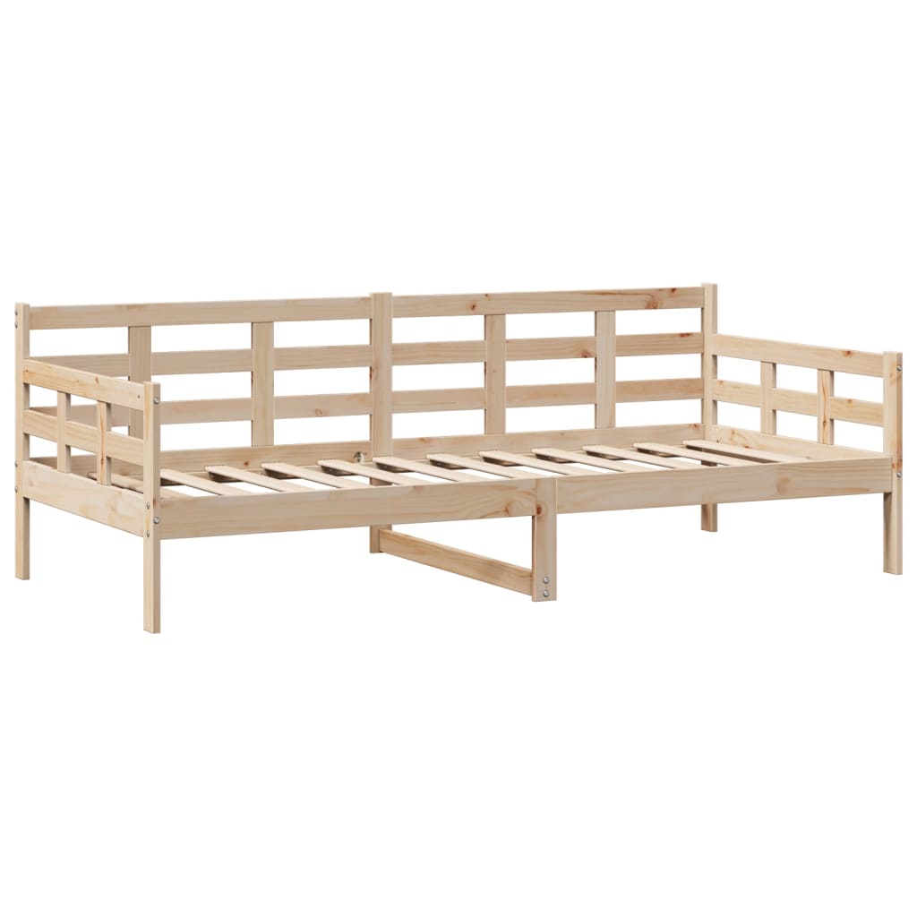 vidaXL Lit de jour avec tiroirs sans matelas 90x190 cm bois massif