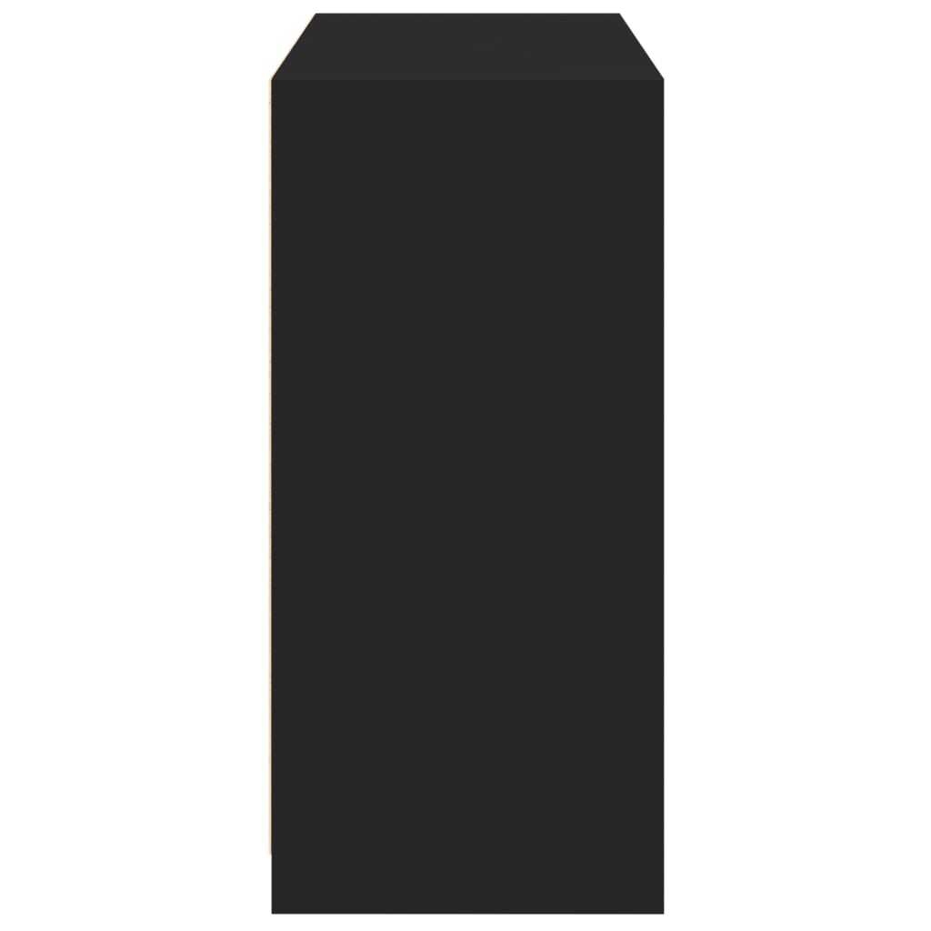 vidaXL Garde-robe noir 77x48x102 cm bois d'ingénierie
