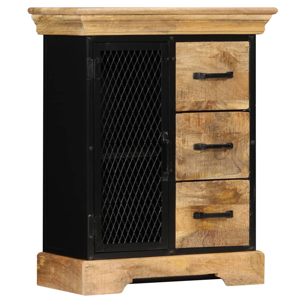 vidaXL Buffet 60x30x75 cm Bois de manguier massif