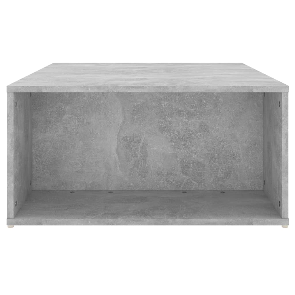 vidaXL Table basse gris béton 90x67x33 cm bois d'ingénierie