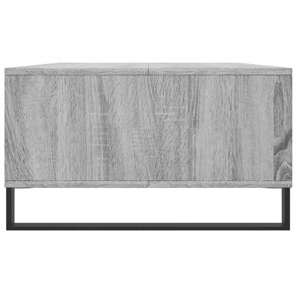 vidaXL Table basse sonoma gris 104x60x35 cm bois d'ingénierie