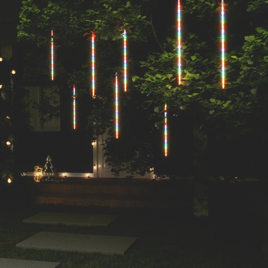 vidaXL Guirlandes lumineuses 8 pcs 50 cm 288 LED coloré