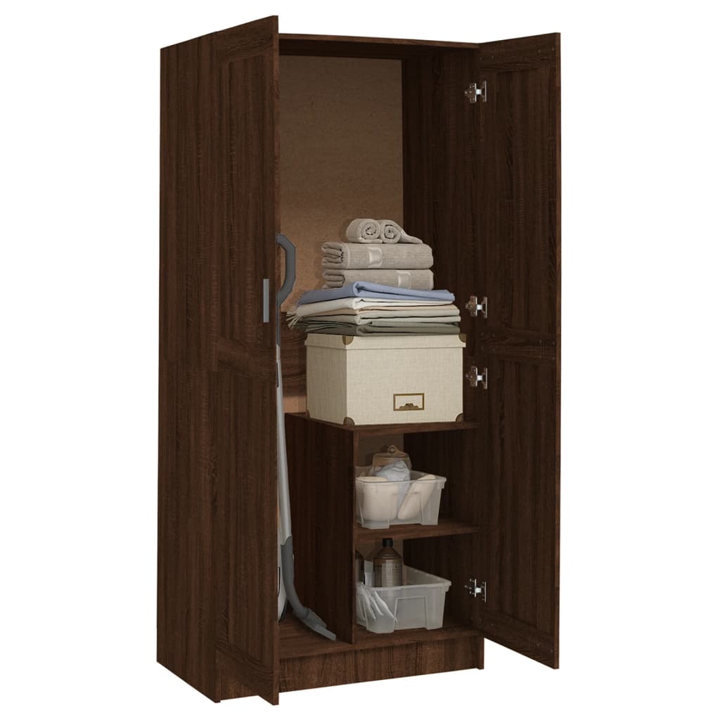 vidaXL Garde-robe Chêne marron 82,5x51,5x180 cm Bois d'ingénierie