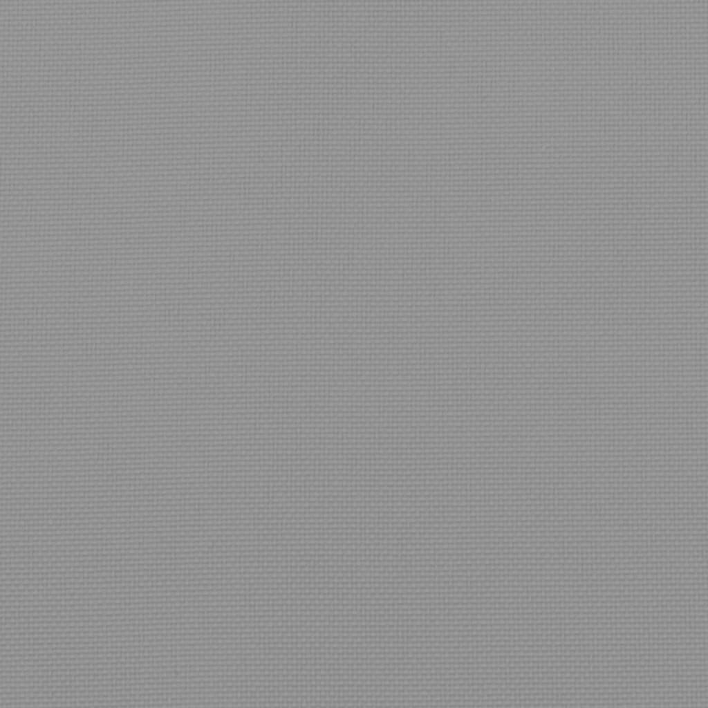 vidaXL Coussin de palette gris 120x40x12 cm tissu