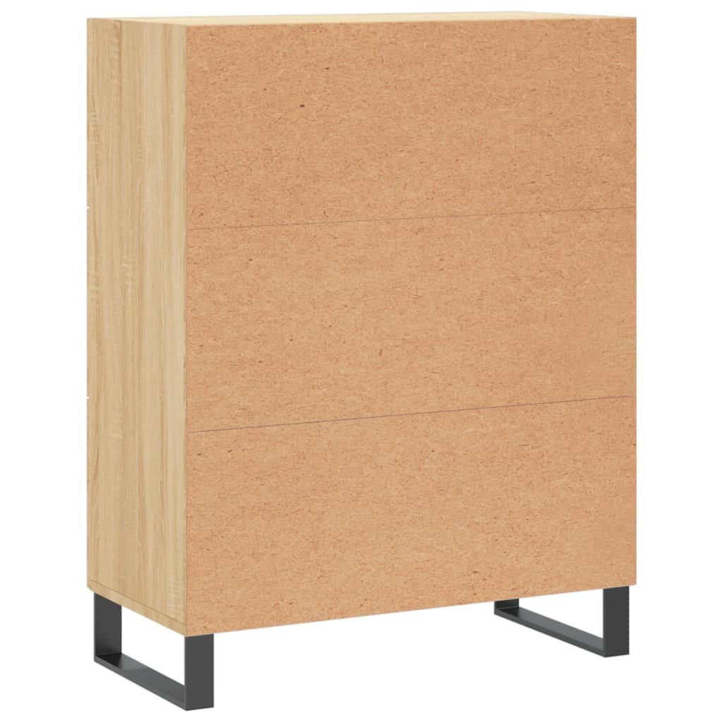 vidaXL Buffet chêne sonoma 69,5x34x90 cm bois d'ingénierie