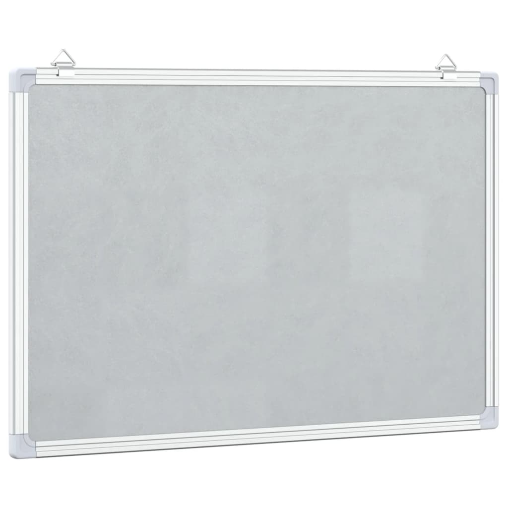vidaXL Tableau blanc magnétique 40x30x1,7 cm aluminium