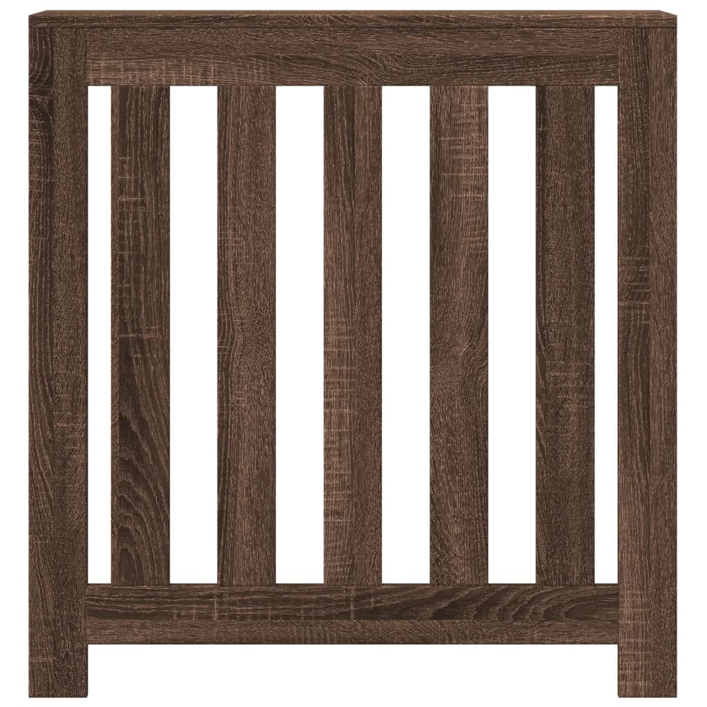 vidaXL Cache-radiateur chêne marron 78x20x82 cm bois d'ingénierie