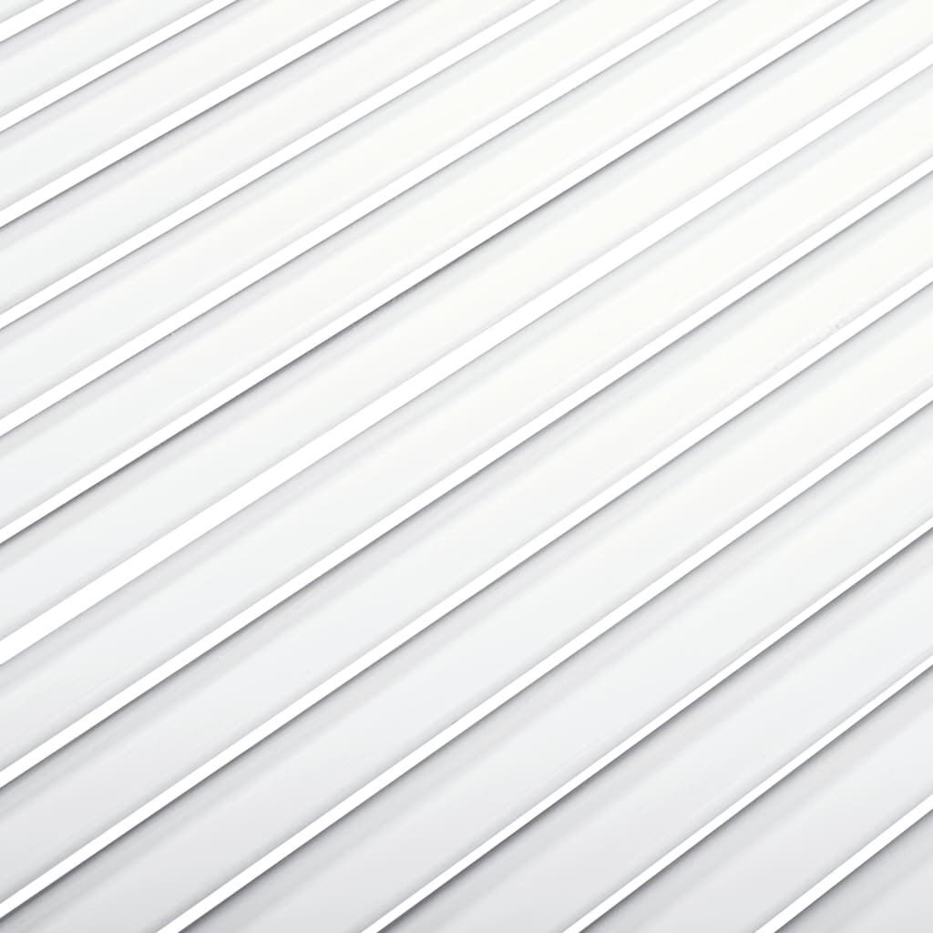 vidaXL Portes d'armoire à persiennes 4pcs blanc 99,3x49,4cm pin massif